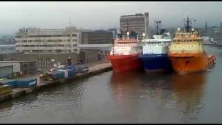 Leaving Aberdeen for Shetland