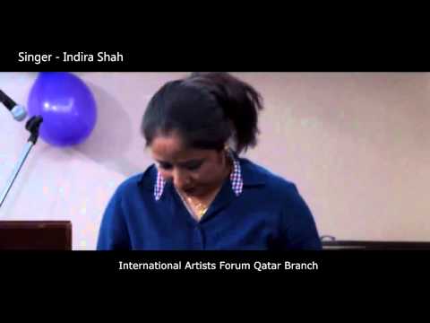 Indira Shah IAF Qatar Singing Programme