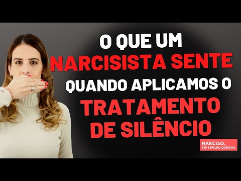 What does a narcissist feel when we try to apply the silent treatment?