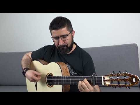 Turkowiak flamenco guitar “black diamond” #443 image 13
