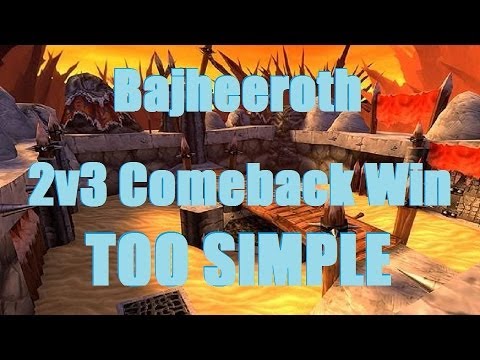 Bajheeroth - 2v3 Comeback Win, TOO SIMPLE - Very Skill, So Amaze XD
