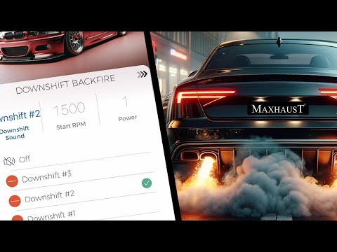 NEW - The Maxhaust Downshift Backfire Function - NOW AVAILABLE