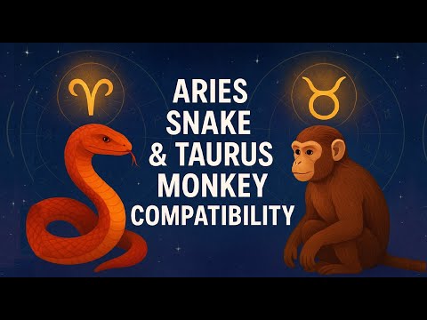 Aries Snake & Taurus Monkey Compatibility: Love, Passion, and Destiny Revealed