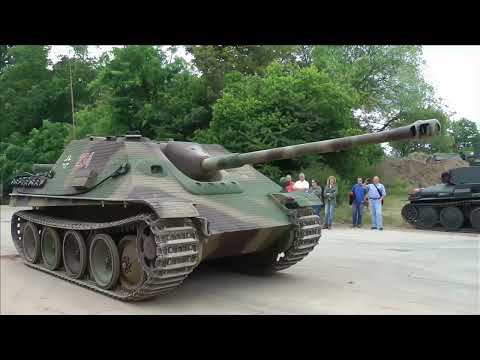 German Jagdpanther (Hunting Panther) tank destroyer of World War II #ww2 #military #tank