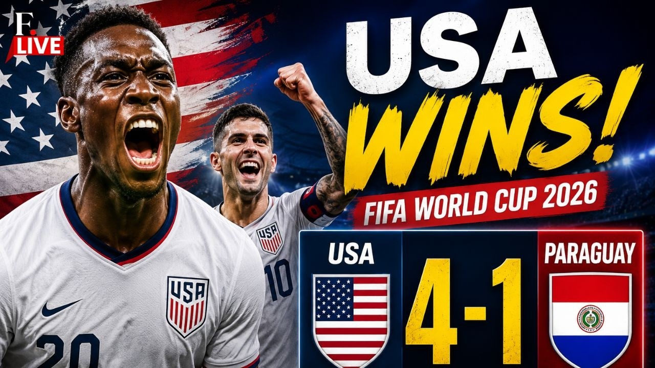 FIFA 2026 LIVE: US Fans Celebrate 4-1 Win Over Paraguay | FIFA World Cup 2026
