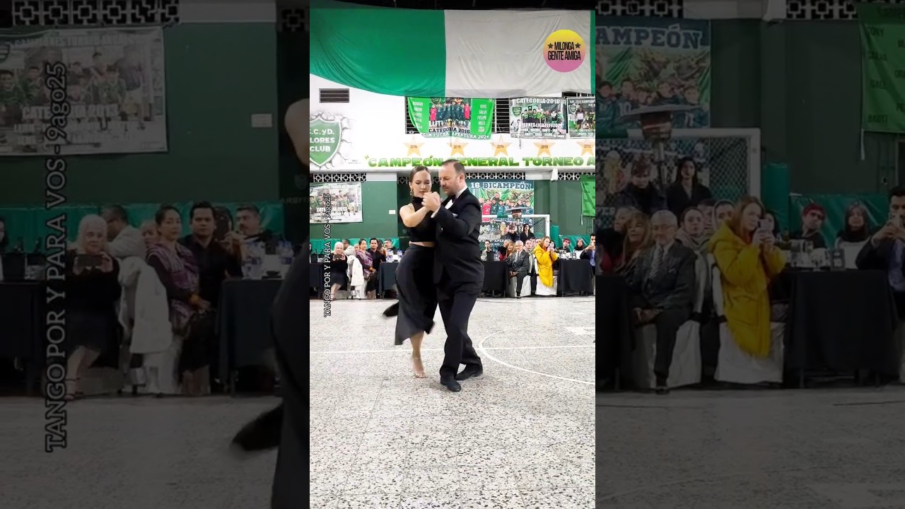 Video thumbnail for Andrea Serban y Endre Szeghalmi Rondando tu esquina (Pugliese) Milonga Gente Amiga 9ago25