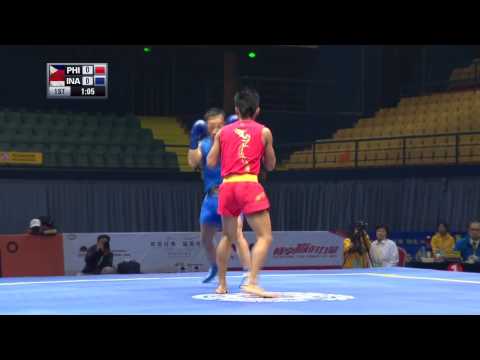 Sanshou Sanda 2016 World Cup Semi Finals Philipines vs Indonesia 52 Kg Men