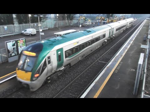 Irish Rail 22000 Class Intercity Train - Monasterevin Station, Dublin
