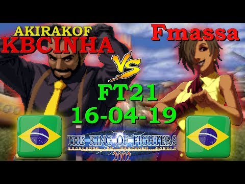 KOF 2002 - AKIRAKOF(KBCINHA) vs Fmassa [16-04-19]