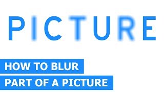 How to blur part of a picture using PhotoFiltre (free)