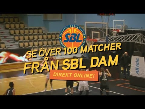 SBL Dam: Se över 100 matcher online 2018-2019! 📺🏀