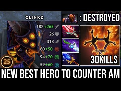 WTF 1 Million Burning Army First ITEM Scepter | Easy Delete Anti-Mage by Pro Clinkz 30Kills Monster