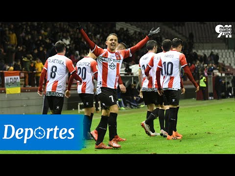Las Gaunas ruge tras el empate de la UD Logroñés ante el Cádiz en Copa