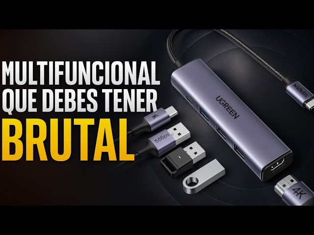 Vídeo relacionado con UGREEN Revodok 105 Hub USB C 5 en 1 Adaptador USB C Vers HDMI
