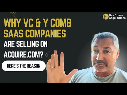 What's The Deal With Y Combinator Startups Selling On Acquire.com?