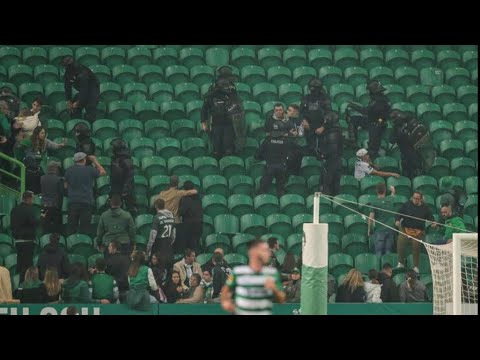 Confusão entre Polícia e adeptos do Sporting em Alvalade