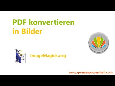 PDF konvertieren in Bilder | PowerSHELL 5.1 deutsch german