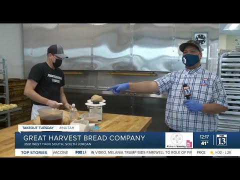 Pães divertidos na Great Harvest Bread Company