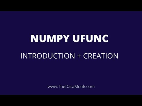 Numpy Universal Function Part 9 Numpy Tutorial Python Interview Questions The Data Monk
