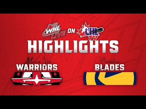Moose Jaw Warriors at Saskatoon Blades 12/27 | WHL Highlights 2024-25