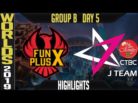 FPX vs JT Highlights Game 2 | S9 Worlds 2019 Group B Day 5 | FunPlus Phoenix vs CTBC J Team
