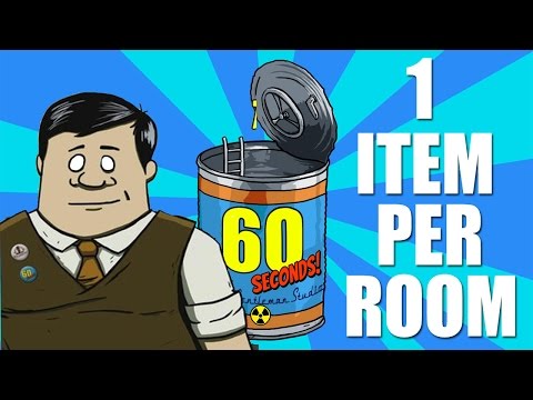 ONE ITEM PER ROOM CHALLENGE | 60 Seconds Game