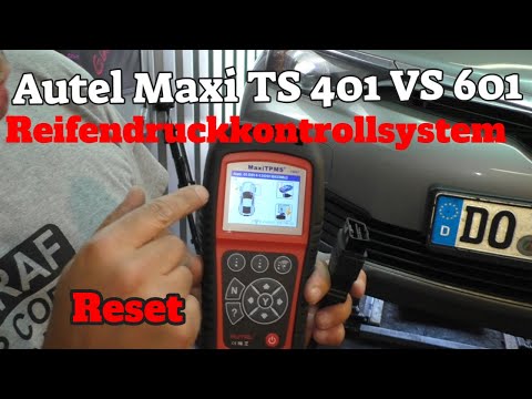 TPMS Reset - Learn Tire Pressure Sensors - Autel Maxi TS 401 vs TS 601