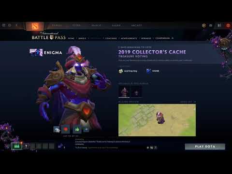 International Battle Pass 2019 Treasure Collector's Cache Voting (TI9 New Feature)