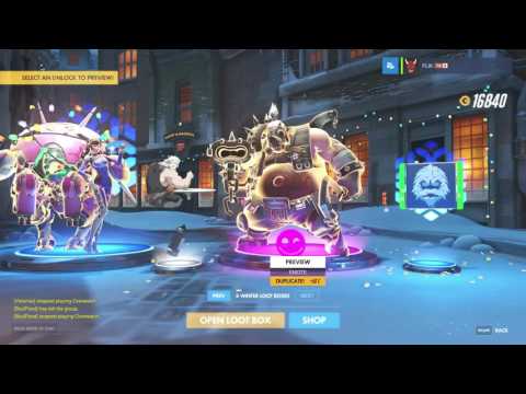 Overwatch - Flik Opens 24 Christmas Boxes