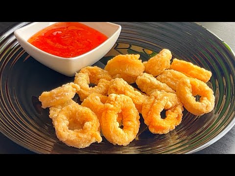 Crispy Calamari Rings Recipe | Squid Fry Recipe