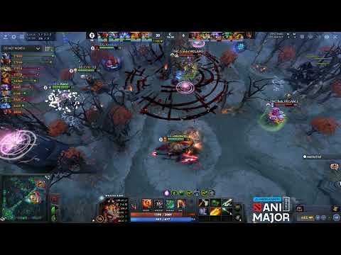 Arteezy stuck on a cliff, this time he's with a friend