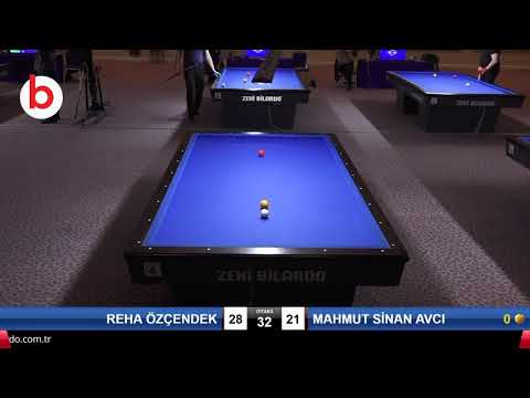 REHA ÖZÇENDEK & MAHMUT SİNAN AVCI Bilardo Maçı - 2020 TK 1.ETAP ANTALYA-6.ÖN ELEME