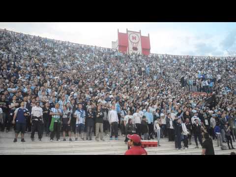 "Yo quisiera ver a Boca unos años en la B | Racing - Argentinos" Barra: La Guardia Imperial • Club: Racing Club • País: Argentina