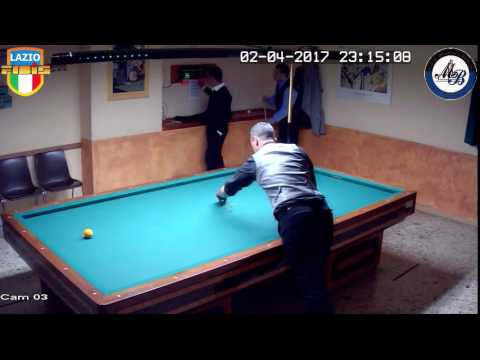 Dell'Uomo vs Girondino 1 Cat - 3ªProva Camp.Regionale - CSB Martino's Billiards(LT) 1/2Apr2017