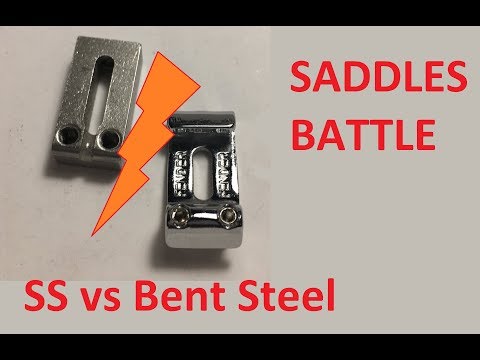SS vs Bent Steel Saddles Comparison