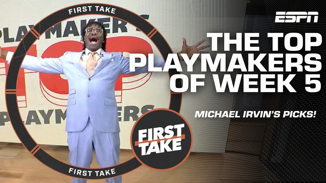 'I'M BACK!' 🗣️ The Playmaker's TOP playmakers of Week 5 🏈 | First Take