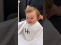 cute baby at salon for haircut💇‍♂️💇‍♀️