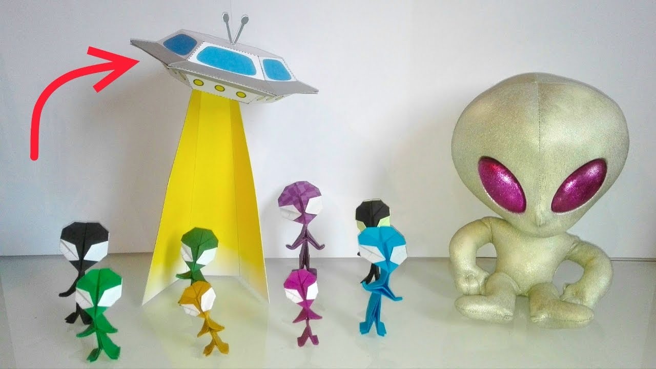 DIY : Une soucoupe volante en Papercraft, Fabriquer un O.V.N.I en papier – Partie 2