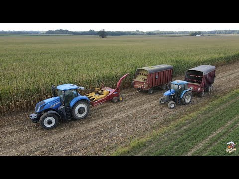 Chopping Corn Silage & Filling Ag Bags -  Versailles Ohio