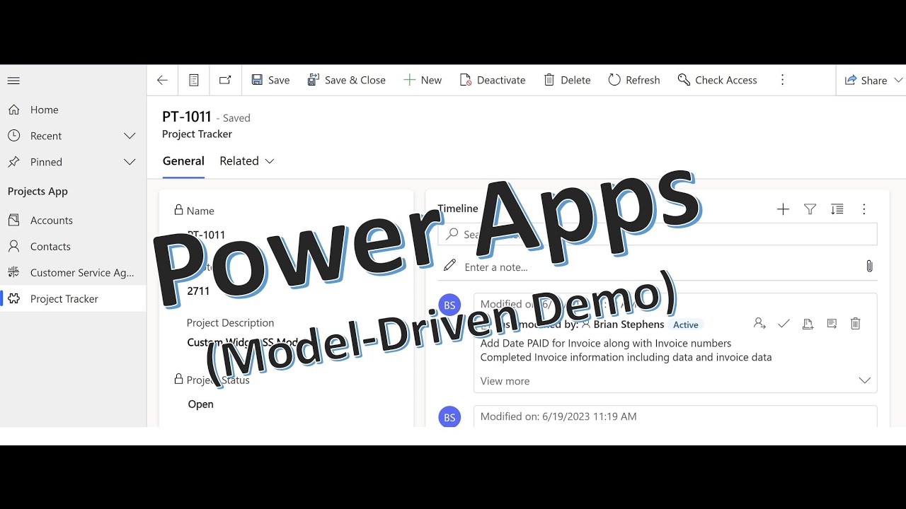 PowerApps Model-Driven Demo