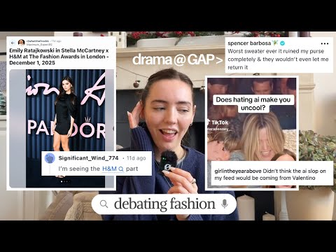 Valentino AI slop, rise of the "uncool" girl, GAP hoodie fail, digital vs analogue && more!!