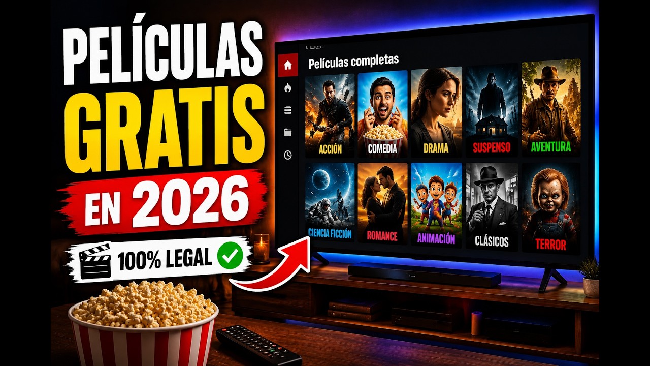 👉 🎬 Cómo Ver Películas GRATIS en YouTube en 2026 🍿