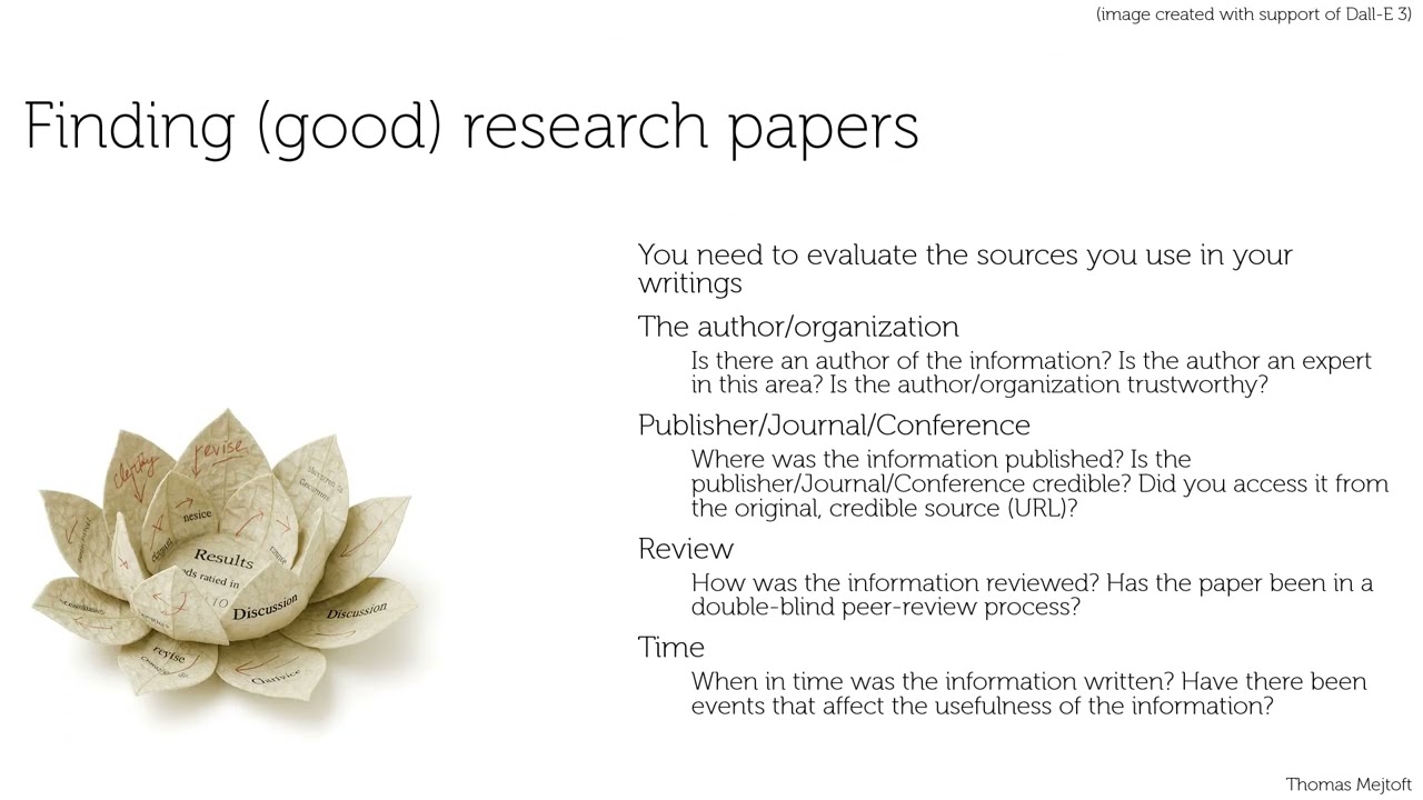 Understanding the research paper