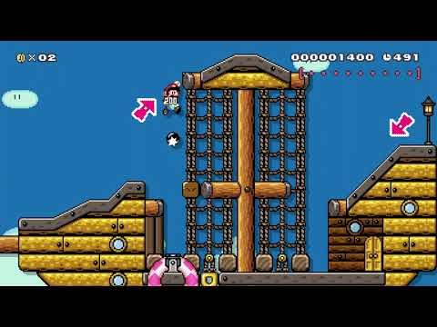 A nautical journey FINAL VERSION by ★FouχMouχ★ 🍄 Super Mario Maker 2 ☆Switch☆ #anx