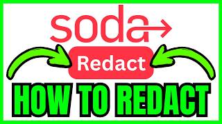 How To REDACT In Soda PDF (QUICK & EASY) 2026