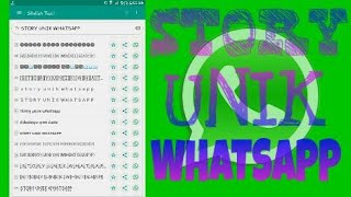 Download lagu CARA SEDERHANA BUAT STORY UNIK DI WHATSAPP mp3