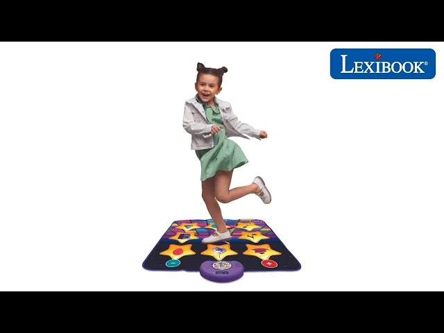 Vídeo relacionado con Lexibook, Mattel Barbie, Tapete de Baile electrónico Barbie, Bluetooth y Luminoso con 6 Modos de Juego, Rosa, DM10BB