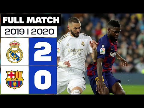 Real Madrid vs FC Barcelona (2-0) Matchday 16 2019/2020 - FULL MATCH