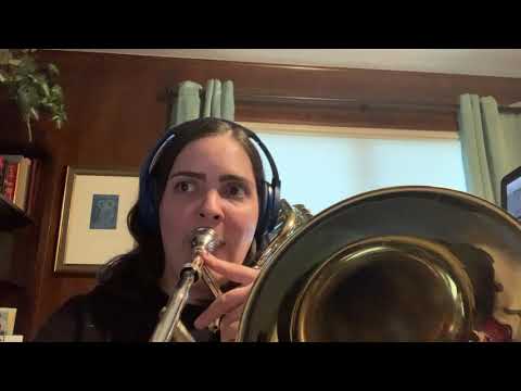 Texas All State Jazz Bass Trombone 2020-2021 Etude 1