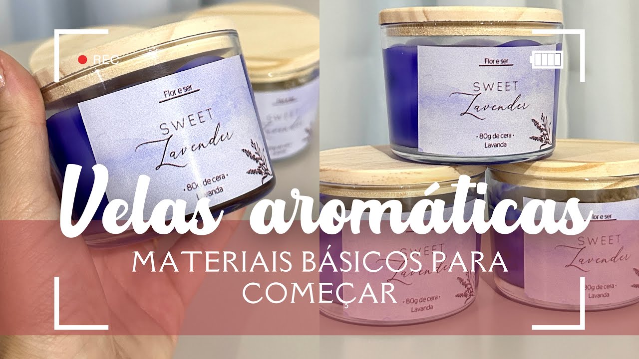Materiais BÁSICOS para começar a fazer velas aromáticas - Renda extra com velas